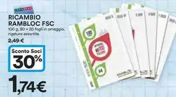 Ipercoop Ricambio rambloc FSC offerta