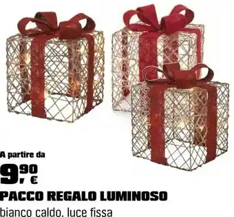 Pacco regalo luminoso