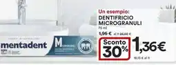 Ipercoop dentifricio microgranuli offerta