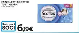 Ipercoop Fazzoletti scottex tutti giorni offerta