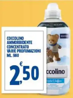 Ok Sigma Coccolino ammorbidente concentrato varie profumazioni offerta