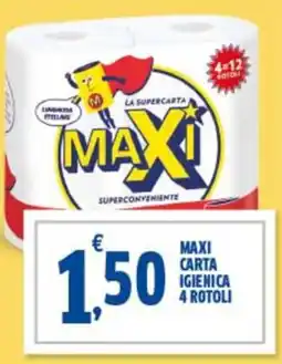 Ok Sigma Maxi carta igienica 4 rotoli offerta