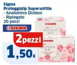 Ok Sigma Sigma proteggislip supersottile - anatomico disteso - riplegato 20 pezzi offerta