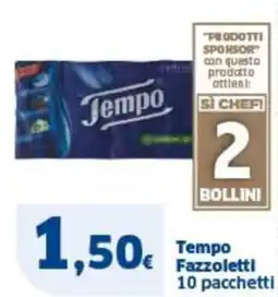 Ok Sigma Tempo fazzolettil 10 pacchetti offerta