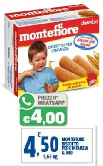 Ok Sigma Montefiore biscotto per l'infanzia offerta