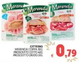 Eté Citterio merenda coppa prosciutto cotto prosciutto crudo offerta