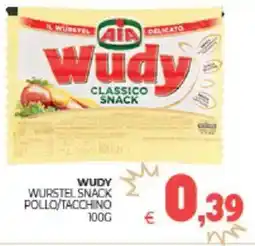 Eté Wudy wurstel snack pollo/tacchino offerta