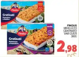 Eté Findus merluzzo gratinato vari gusti offerta