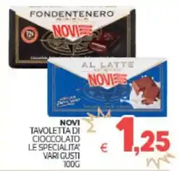 Eté Novi tavoletta di cioccolato le specialita vari gusti offerta