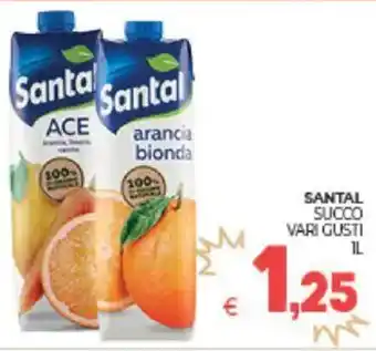 Eté Santal succo vari gusti offerta