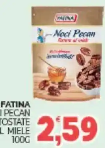 Eté Fatina noci pecan tostate al miele 100 g offerta