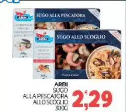 Eté Arbi sugo alla pescatora allo scoglio offerta