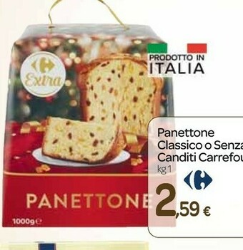 Carrefour Express Panettone classico offerta