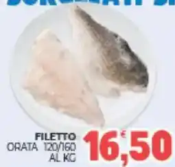 Eté Filetto orata 120/160 al kg offerta