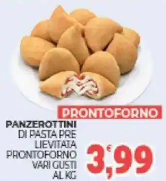 Eté Prontoforno panzerottini di pasta pre lievitata  prontoforno vari gusti al kg offerta