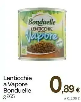 Carrefour Express Lenticchie a vapore offerta