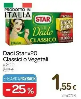 Carrefour Express I dadi classico 200 g(ml) offerta