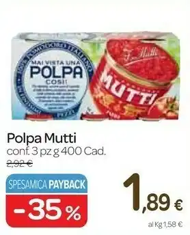 Carrefour Express Polpa di pomodoro 400 g(ml) offerta