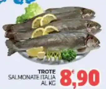 Eté Trote salmonate italia al kg offerta