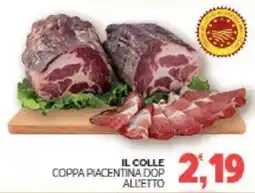 Eté Il colle coppa piacentina dop all'etto offerta