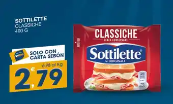 SeBón Supermercati Sottilette classiche offerta