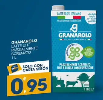 SeBón Supermercati Granarolo latte uht parzialmente scremato offerta