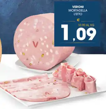 SeBón Supermercati Veroni mortadella offerta