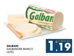 SeBón Supermercati Galbani galbanone bianco offerta