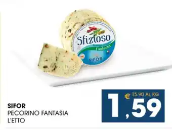 SeBón Supermercati Sifor pecorino fantasia offerta