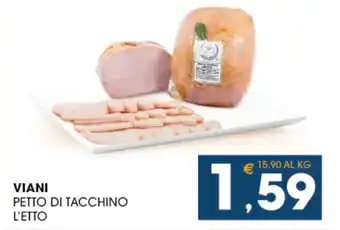 SeBón Supermercati Viani petto di tacchino offerta