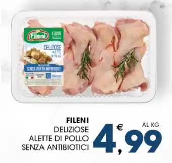 SeBón Supermercati Fileni deliziose alette di pollo senza antibiotici offerta