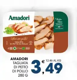 SeBón Supermercati Amadori tagliata di petto di pollo offerta