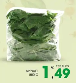 SeBón Supermercati Spinaci offerta