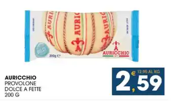 SeBón Supermercati Auricchio provolone dolce a fette offerta