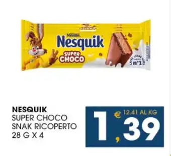 SeBón Supermercati Nesquik super choco snak ricoperto offerta