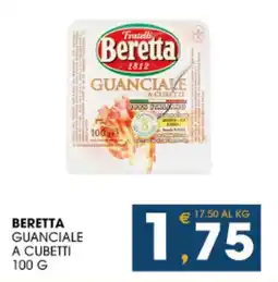 SeBón Supermercati Beretta guanciale a cubetti offerta