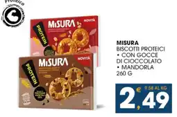 SeBón Supermercati Misura biscotti proteici offerta