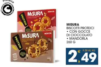 SeBón Supermercati Misura biscotti proteici offerta