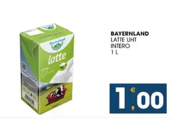 SeBón Supermercati Bayernland latte uht intero offerta