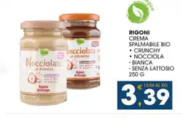 SeBón Supermercati Rigoni crema spalmabile bio offerta