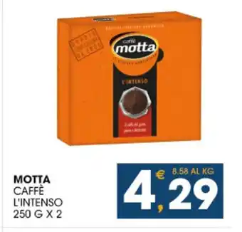 SeBón Supermercati Motta caffè l'intenso offerta