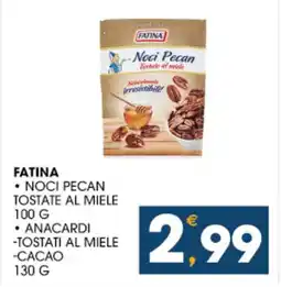 SeBón Supermercati Fatina noci pecan tostate al miele offerta