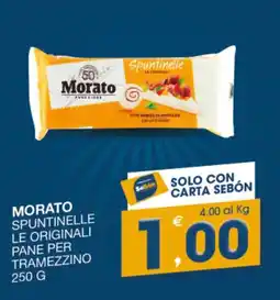 SeBón Supermercati Morato spuntinelle le originali pane per tramezzino offerta