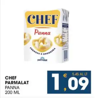 SeBón Supermercati Chef parmalat panna offerta