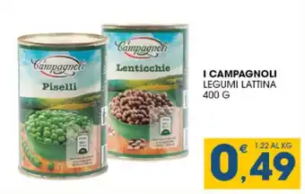 SeBón Supermercati I campagnoli legumi lattina offerta