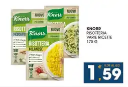 SeBón Supermercati Knorr risotteria varie ricette offerta