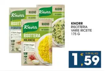 SeBón Supermercati Knorr risotteria varie ricette offerta