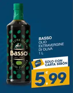 SeBón Supermercati Basso olio extravergine di oliva offerta