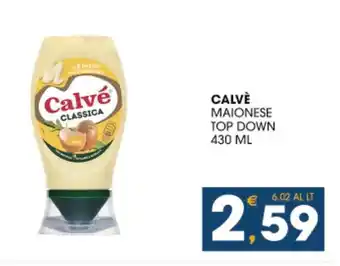 SeBón Supermercati Calvè maionese top down offerta