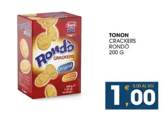 SeBón Supermercati Tonon crackers rondò offerta